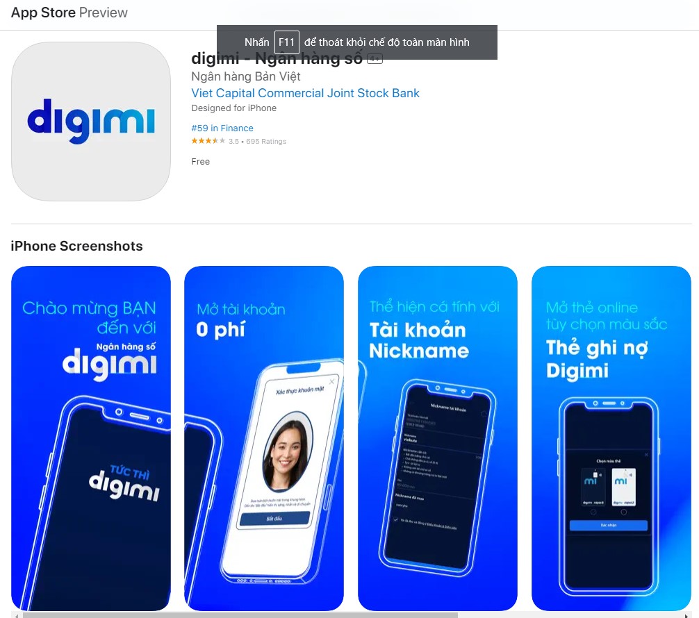 Giới thiệu app Digimi